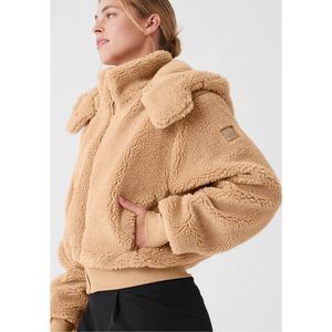 ALO Yoga Tan Teddy Jacket